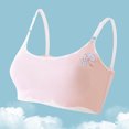 thumbnail image 6 of Mikilon Young Girls Cute Print Soft Comfortable Breathable Children Thin Style Student Bra Underwear, 6 of 6