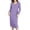 Purple, variant on FRSASU Nightgown Women Long Sleeve Sleepwear Full Length Long Nightshirt Soft Loungewear Sky Blue