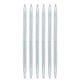 thumbnail image 1 of Metal Ballpoint Pen Dual Heads Rotation Silver Writing Pens for School and Office Supplies 6Pcs, 1 of 1