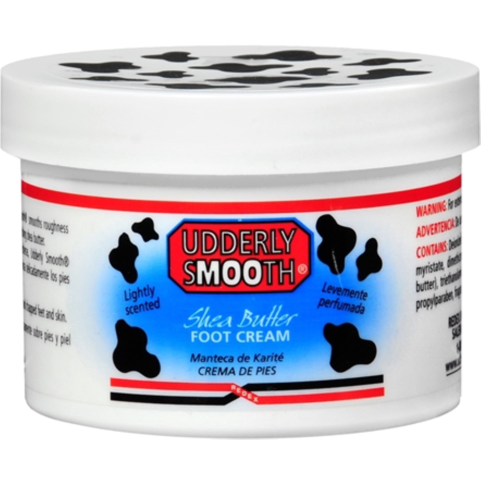 Udderly Smooth Shea Butter Foot Cream 8 oz (Pack of 4)
