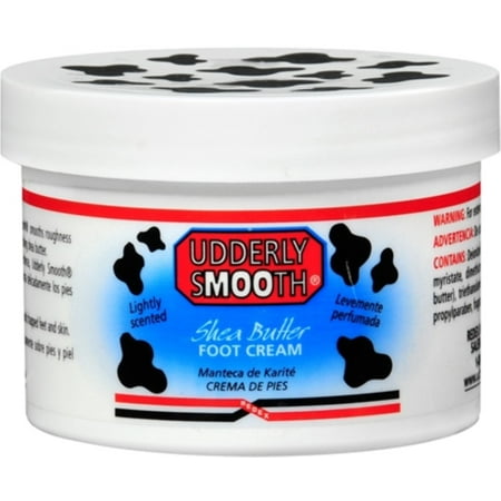 Udderly Smooth Shea Butter Foot Cream 8 oz (Pack of 4)