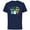 Navy, variant on Star Wars Grogu Mandalorian Toon Dad of the Birthday Boy - Short Sleeve Cotton T-Shirt for Adults - Customized-Navy