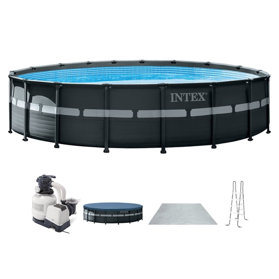 INTEX 26329EP Ultra XTR 18' x 52" Round Frame Above Ground Swimming Pool Set with Pump