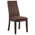thumbnail image 3 of Spring Creek Upholstered Dining Chair Chocolate (Set of 2), 3 of 7