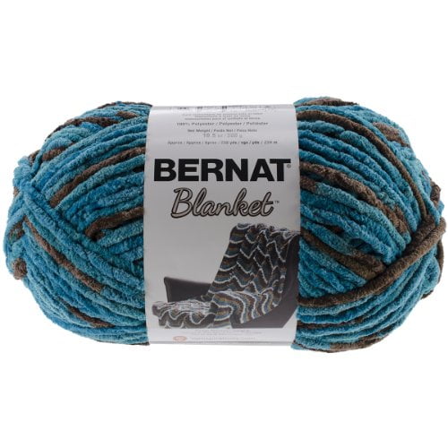 Bernat Blanket Big Ball Yarn, Mallard Wood, Single Ball
