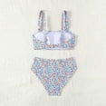 thumbnail image 4 of YAYUBA Girls Swimsuit Two Piece, Swimsuit for Kids XL, Rash Guard Swimsuit Quick Dry Kids Bathing Suit Tropical Bathing Suit for Toddler To Big Kids, 4 of 4
