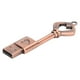 thumbnail image 3 of Memoria USB 2.0 Bling Bling de metal portátil forma de corazón retro 128 GB, 3 of 12