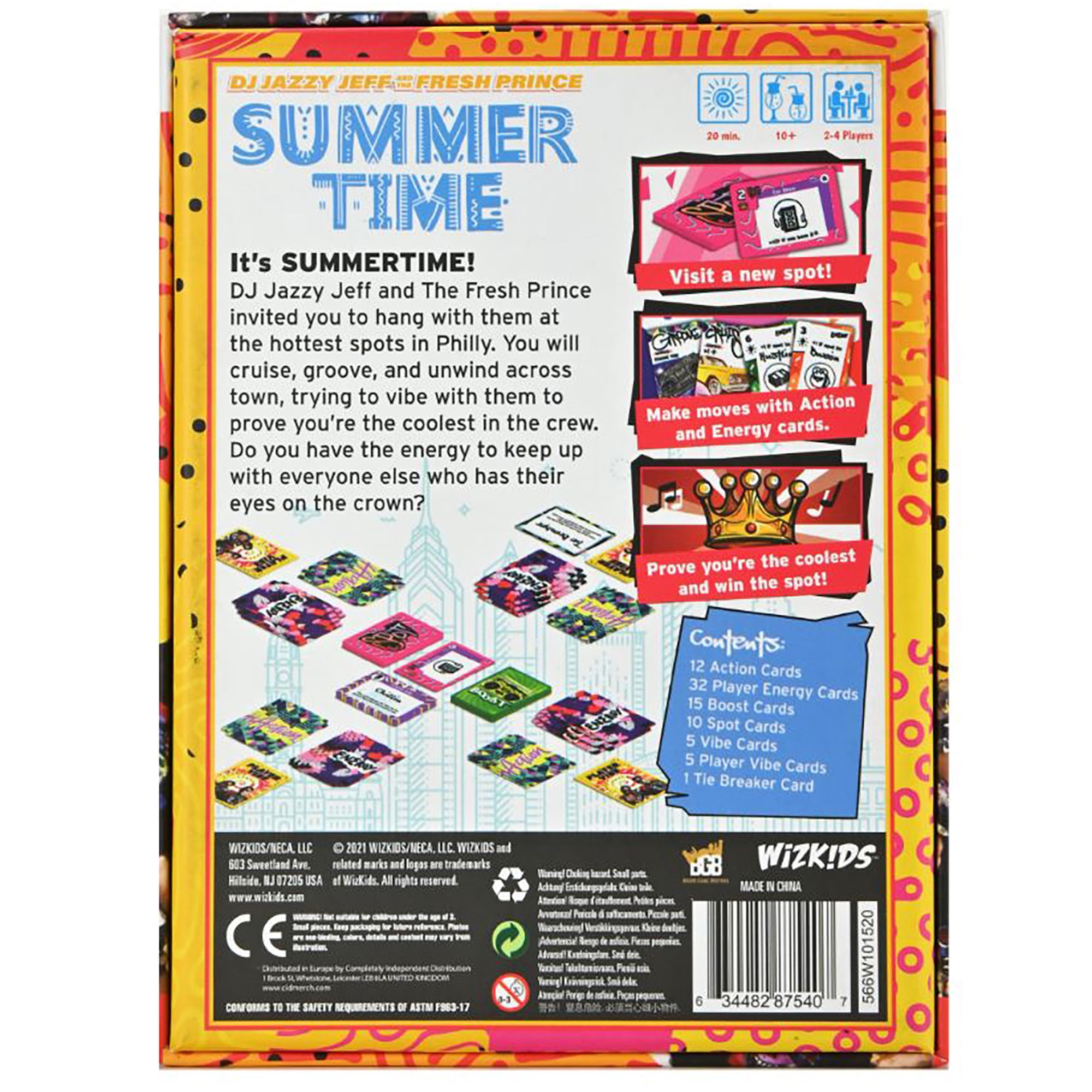 DJ Jazzy Jeff and the Fresh Prince: Summertime - Card Game