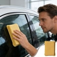 thumbnail image 1 of Esponja perforada amarilla para limpieza de coches, esponja suave de alta absorción para lavado y detallado de coches, esponja de felpa de doble cara., 1 of 6