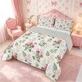 thumbnail image 3 of Manfei Cottagecore Blossom Full Size Comforter Sets 3-Piece,Garden Flowers Leaves Bedding Comforter Set,1 Comforter and 2 Pillowcases,Reversible, 3 of 6