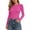 Hot Pink, variant on Zpanxa Womens Long Sleeve T Shirts Slim Fit Bodysuit with Crew Neck, Solid Color Stretchy Basic Top, Casual Everyday Wear