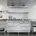 thumbnail image 6 of 60 in. Commercial 10 Burner Natural Gas Range in Stainless-Steel (KM-CR60-NG), 6 of 13