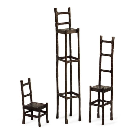 Magical and Mesmerizing Set of 3 Chair Sculptures