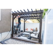 Little Giant Flip-N-Lite 5 Aluminum, Platform 3 Step Ladder, 300 lbs Rated, Type 1A