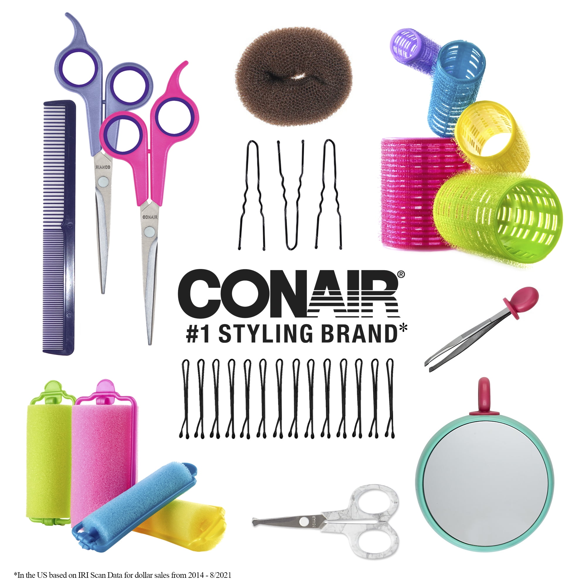 Conair Curved Bobby Pins for Pin Ups and Simple Styling Across All Hair ...