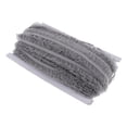 thumbnail image 3 of Abbracc 50 Yard Colorful Lace Dress Bag Hat Decor 25mm Clear Lace Ribbon grey, 3 of 7