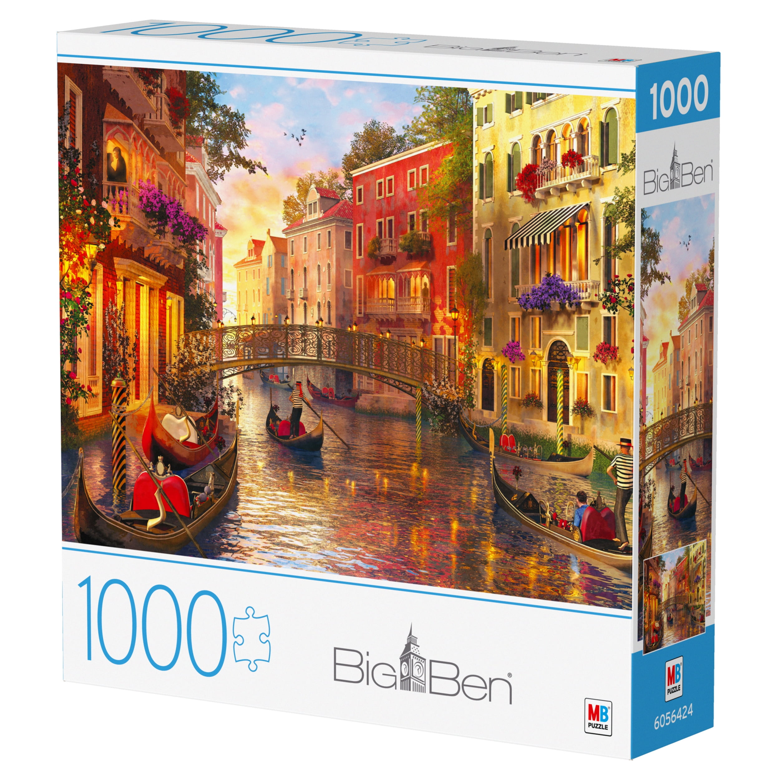 1000-Piece Big Ben Jigsaw Puzzle, Sunset - Walmart.com