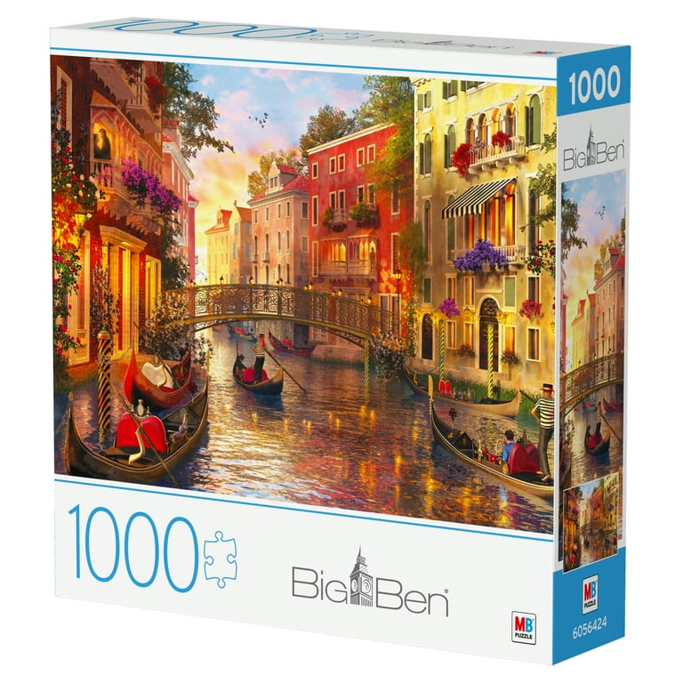 BIG BEN Sandringham House 1000ピースジグソーパズル Milton Bradley Big Ben 1000-Piece Jigsaw Puzzle for Teens