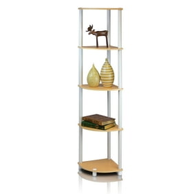 Black Metal Outdoor Patio Plant Stand 5 Tier Shelf Unit 5 Tier
