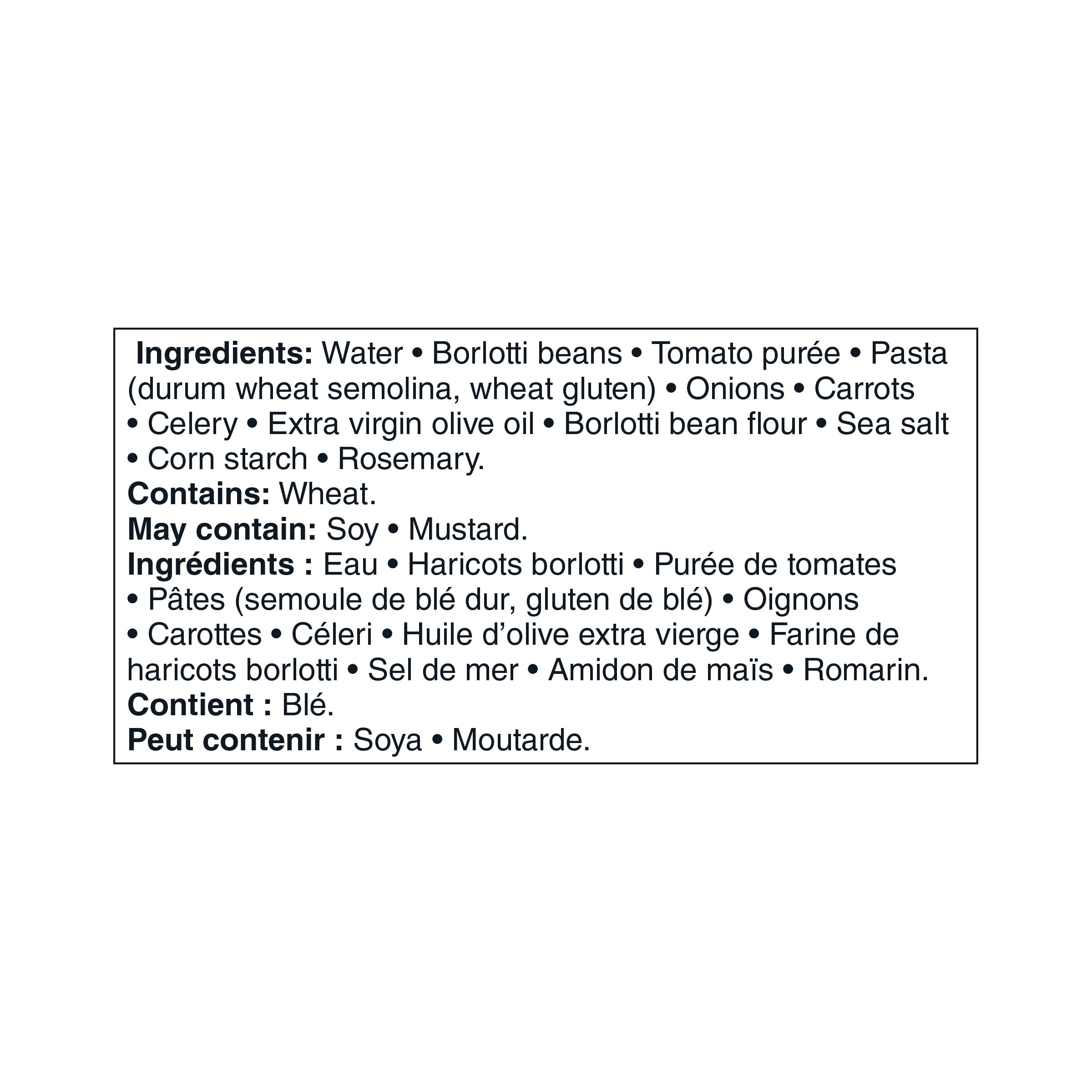 Our Finest Pasta & Beans Soup, 289 mL