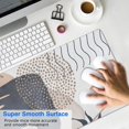 thumbnail image 4 of Long Mouse Pads for Desk,Blue Boho Abstract and Plant Pattern Desk Mats on Top Of Desks, Desk Mouse Pad Extra Large with 3mm Non-Slip Base and Stitched Edge for Gaming,Office,Work,Home 31.5"x11.8", 4 of 6