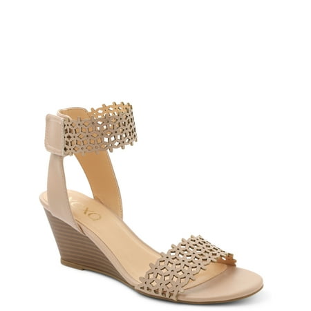 Nike Womens Entry - XOXO Women's Sadler Velcro Entry Wedge Sandals