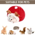 thumbnail image 4 of Cama cueva cálida para animales pequeños, jaula acogedora, camas para casa escondite para ratas y conejillos de indias, 4 of 5