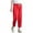 Red, variant on Hvyesh Capri Pants Women Plus Size Summer Drawstring Elastic Waist Linen Pant Lightweight Casual Cropped Trouser