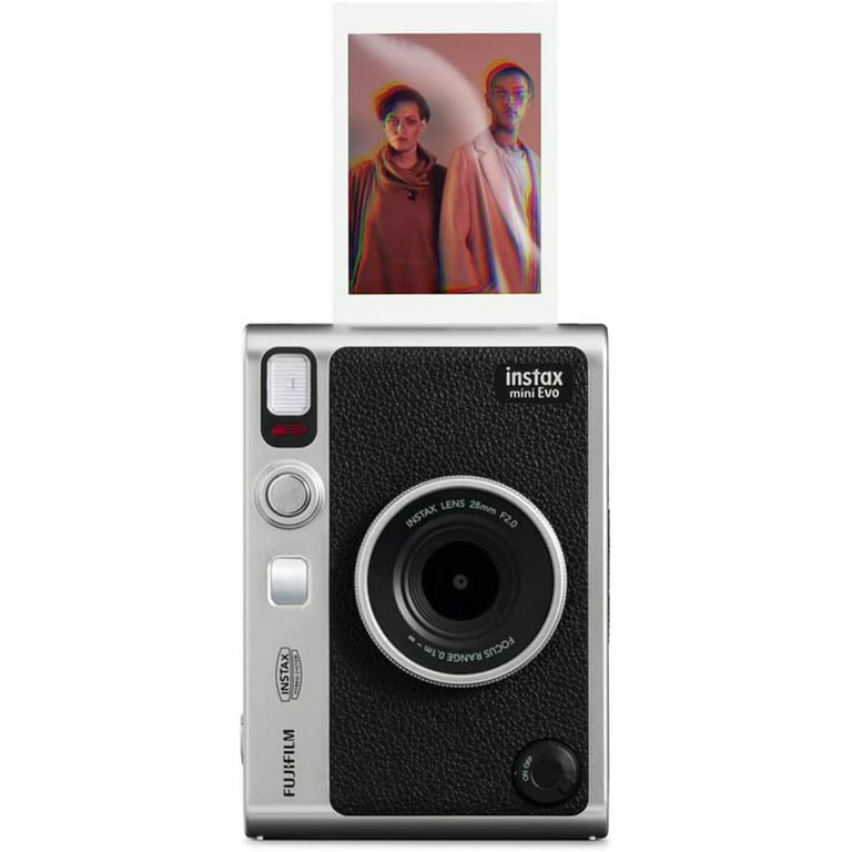 Original FUJIFILM Instax Mini EVO Instant Film Retro Camera Black Bare  Metal One Imaging Retro For 3 Inches Photographic Paper