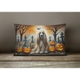 thumbnail image 2 of Carolines Treasures DAC2003PW1216 16 x 12 in. Unisex Afghan Hound Spooky Halloween Fabric Decorative Pillow, 2 of 4