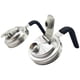 thumbnail image 1 of 2Pc Stainless Steel Wide Mouth Mason Jar Flip Prouting Spout Lids with Handle for Wide Mouth Mason Jars, 1 of 5