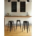 thumbnail image 3 of OSP Designs Bristow 30" Antique Black Metal Barstool, 3 of 4