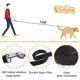 thumbnail image 3 of Correa de plomo para entrenamiento de perros, correa de perro de línea larga de nailon de 10 m/32 pies para entrenamiento de seguimiento de mascotas correa de plomo de obediencia (negro), 3 of 5