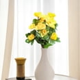 thumbnail image 4 of Artificial Azalea Bouquet, Each Bouquet Contains 7 Stems, Lifelike Plastic Flowers, Handheld Floral Arrangement, Suitable For Weddings, Bridesmaids, Home Decor, And Table Centerpieces, 4 of 5