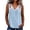 Blue, variant on Linen Camisole Tops for Women Lace Lightweight Sleeveless V-Neck Blouses Loose Cute Dressy Cami Tops for Under Clothes Grey S