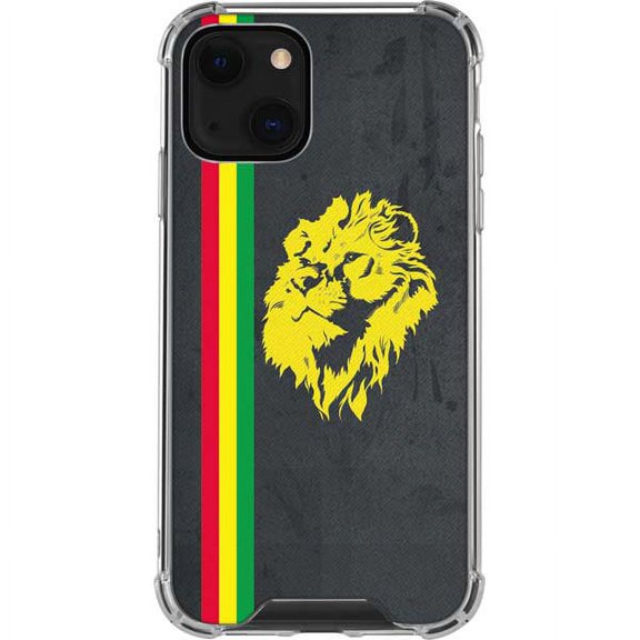 Skinit Rasta Vertical Banner - Lion of Judah iPhone 13 Mini Clear Case