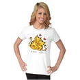 thumbnail image 3 of Crazy Cat Lady I Love You Kitties Womens Slim Fit Graphic Tee Brisco Brands M, 3 of 5