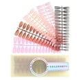 thumbnail image 1 of 300 puntas de uñas postizas artificiales con estuche para extensión de uñas, elegantes para el hogar. Color de mezcla trapezoidal, 1 of 9