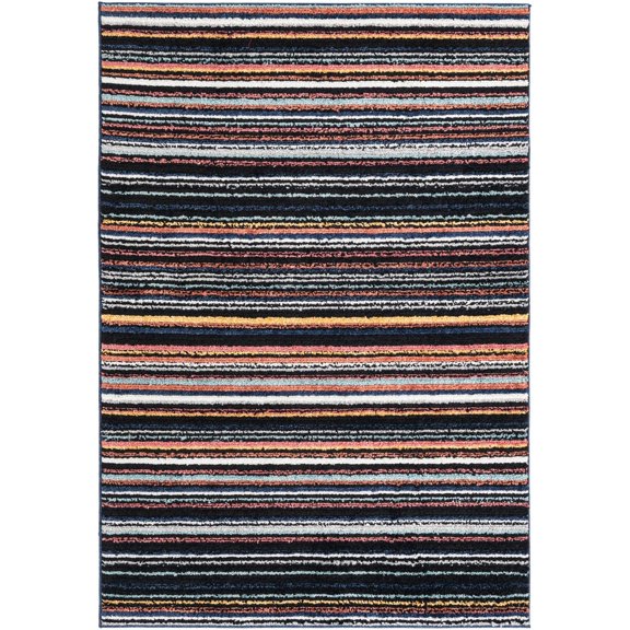 Rugs.com Tagine Collection Rug – 5' x 8' Multi Medium-Pile Rug Perfect For Living Rooms, Kitchens, Entryways