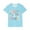 Light Blue a, variant on DAETIROS 100 Days T Shirt for Girls, Soft Crewneck Casual Graphic Short Sleeve Comfy Girls Summer Top Blue Size 3-13