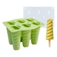 thumbnail image 5 of 6-in-1 Ice Cream Mold Set with Lid, Homemade Popsicle Maker, Food-Grade Silicone, 75ml Capacity, 6-Piece Kit for DIY Frozen Treats, 5 of 7