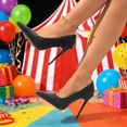 thumbnail image 2 of Win s Way Women's Pointed Toe Stiletto Heels Slenderizing Versatile Pumps High Heels Party Work Evening, 2 of 9