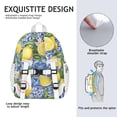 thumbnail image 5 of Lemon Backpack for School,Cute School Bag,Schoolbag with Adjustable Shoulder Straps & Padded Back,15"x11.42"x5.5", 5 of 6