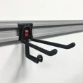 Hyper Tough Quick Release 2in1 Hook, Wall Mount, Snap Rail System