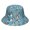 Basset Hound and Floral Blue Pattern, variant on French Bulldog and Tropical Green Bucket Hat, Fishing Hiking Cap with Wide Brim & Breathable Fabric, UV Sun Protection Gifts for Hiking Camping Fishing Beach