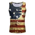 thumbnail image 5 of JINMGG Mens Shirts Clearance,Men's Summer Independence Day 3D Digital Print Sleeveless Tank Top Casual T-Shirt, 5 of 5
