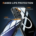 thumbnail image 4 of Funda para Samsung Galaxy A56 5G, resistente, de grado militar, a prueba de golpes, con lente y protector de pantalla integrados, a prueba de caídas y polvo, 4 of 7