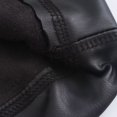 thumbnail image 4 of HH TRAF Falda de cuero sintético con diseño de cremallera y abertura en la cintura alta sexy negra a la moda para mujer Falda elegante ajustada hasta la mitad de la pantorrilla para mujer, 4 of 4