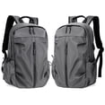 thumbnail image 3 of Graflsoa Outdoor Travel Laptop Backpack 3030 - Large Size, Grey, Durable Polyester Material, Lightweight Design for Trips, 3 of 6