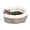 Wheat, variant on Best Friends by Sheri Cuddle Cup Ilan Cozy Microfiber Cat and Dog Bed in Standard Gray